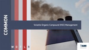 volatile organic compound management